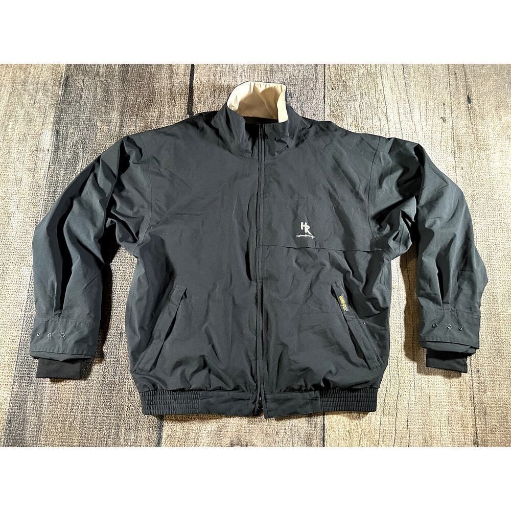 ZR Zero Restriction Golf Black Jacket Gore Tex Outerwear Tour-Lite Large